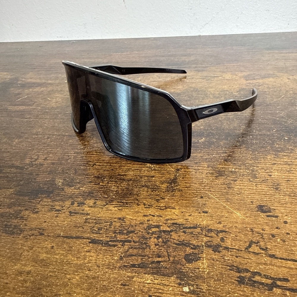Oakley Sutro OO9406-0137 Matte Black Mirrored Prizm Shield Cycling Sunglasses